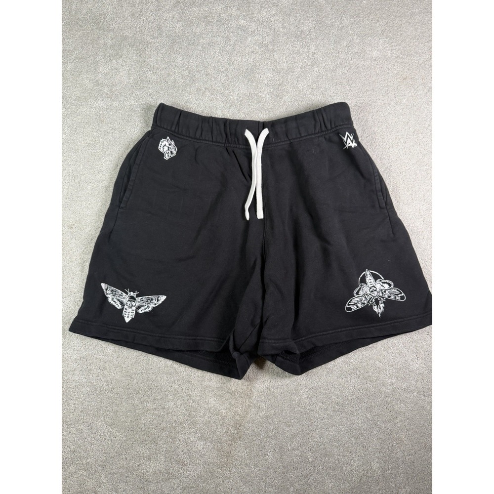 Darc Sport x WWE Death Moth Graphic Shorts Black Limited 587/1000 Men's M Gym 5"
